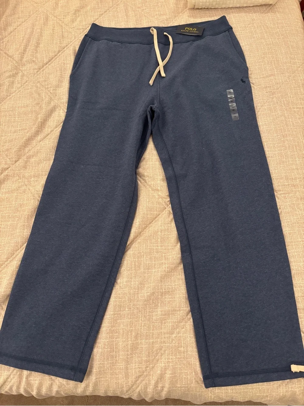 Polo Ralph Lauren: Blue Drawstring Sweatpants - Size XXL - NWT